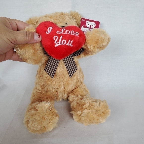 Mai-toi I love you Valentines plush bear - Picture 8 of 11